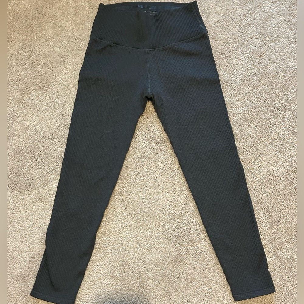 Good American Seamless Ribbed Leggings